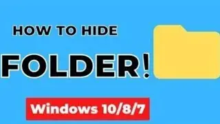 How to Hide Folder in Windows  11 10   8   7   View Hidden Files & Folders