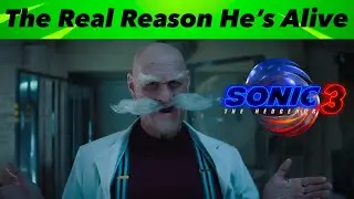The REAL Reason Gerald Robotnik Is Alive In Sonic Movie 3 👀
