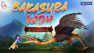Little Krishna's Victory Over Bakasura | Krishna Bakasura Vadh 🌟🕉️👑
