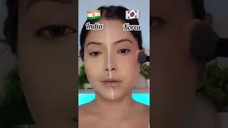 🇮🇳Indian Vs 🇰🇷Korean Makeup Challenge🤩| 