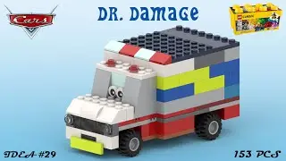 Ambulance dr. Damage Cars Pixar Lego Classic 10696 (Tutorial) IDEA №29