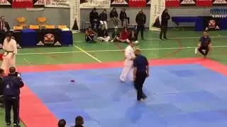 Daniel Ruíz  cpto. Copa Intern. Oyama 2017 (Barcelona)  cuartos de final  -70 kgs.