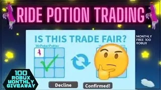 What People TRADE for a RIDE Potion in Adopt Me! 🐴💫 Rare Trades Revealed!
