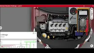 Electude simulator level 3 P0114, P0119 et P0343