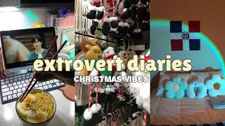 Extrovert Dairies🌷 //🎂🫧✨// just a shy girl…✨ + Christmas vlog ✨🎄☃️