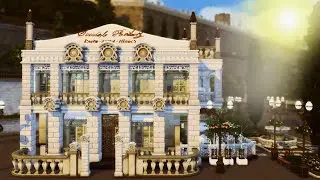 ⚜️ Parisian Restaurant ⚜️ The Sims 4 - Stop motion speed build (No CC)