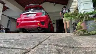 K20a Swapped HONDA JAZZ [GK5] 2.7” S.S exhaust With Titanium Muffler