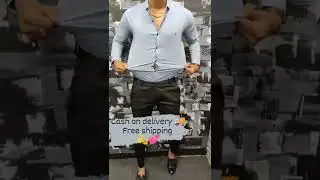 SKY-BLUE SHIRT AND BLACK PANT FULLY STRETCHABLE