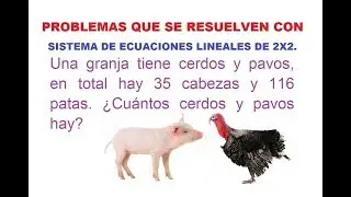 6) PROBLEMAS QUE SE RESUELVEN CON ECUACIONES LINEALES DE 2X2. POR REDUCCIÓN.