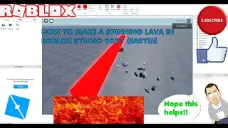 HOW TO MAKE A SPINNING LAVA JUMP IN ROBLOX STUDIO 2021 (EASY!)