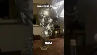 DIY WOLVERINE SKELETON - PART 4 #deadpoolcosplay #halloweencostume #marvel #wolverine #deadpool3