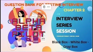 Testing interview questions and answers -Crack The Interview Chapter 2 #blackbox #whitebox #graybox