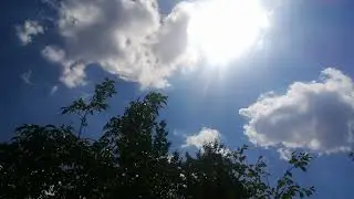 Красивые облака.  Небо. Таймлапс. Красота