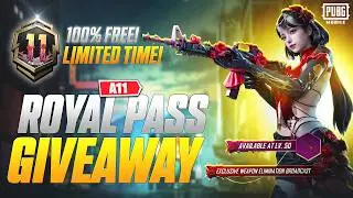 🎮 FREE A11 Royale Pass Giveaway – PUBG Mobile Rewards 🔥