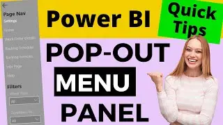 Creating a Pop-Out Navigation and Filter Bar Using Power BI Bookmarks. 4 Ideas for Sections to Add