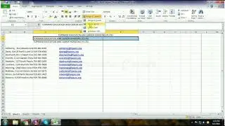 Excel - Wrapping Text and Merging Cells