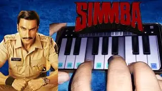 Simmba Movie Theme Song Piano Cover|Walk Band|Perfect Piano AA