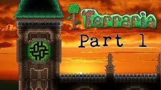 Terraria: The Greenwhale Manor Project | Speed build/Timelapse | Part 1