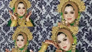 cara pemakaian daddasa hijab dan  make up