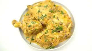 Тушеная курица в СМЕТАННОМ СОУСЕ 🍗
