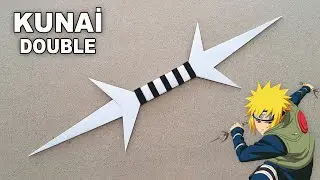 MAKING DOUBLE KUNAI FROM PAPER - ( How To Make a Paper Kunai )