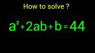 Math Olympiad | How to solve for 