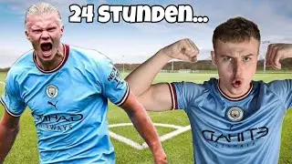 Ich habe 24 Stunden wie Erling Haaland trainiert (6000 Kalorien)
