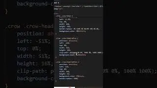 Create a Crow Image with HTML & CSS |Quick Tutorial 