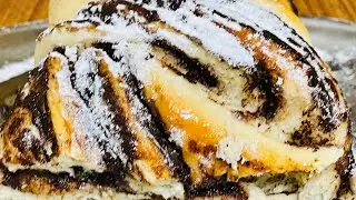 Easy Eggless babka bread, Christmas special recipe