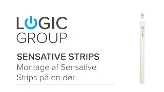 Montering af Sensative Strips på dør eller vindue