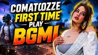 COMATOZZE FIRST TIME PLAY BGMI 😱🔥 | Noob to Pro? 
