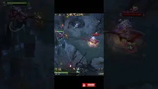 Stealing a Rune of Wisdom is a bad idea #dota2 #gaming #games #gameplay