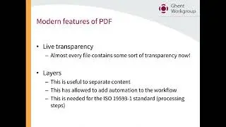 Modern features of PDF/X-4