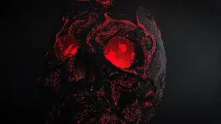Houdini Particles Advection By Velocity From Surface (Rendered In Blender)