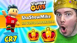 LE MIE PRIME VITTORIE su STUMBLE GUYS!! - la SKIN di CRISTIANO RONALDO è buggata!