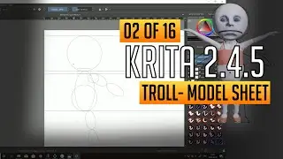Making a troll - Model sheet (2/16)