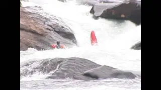 LRC Falls & Carnage with kayaks, Hand Paddlers and a Lone Canoe w/Victim Interviews - Raw Video 2003