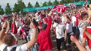 Polish fans in Petersburg Russia Euro 2021