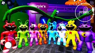 Playing as ALL Smiling Critters from Poppy Playtime Chapter 3 Deep Sleep in Rainbow Friends2 
