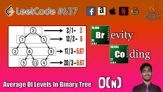 [Java] - Leetcode 637 - Average of Levels in Binary Tree in  O(N) Complexity