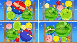 Mario vs The Watermelon Game (SUIKA) - Part 2 | Mario Conquers All Fruit in Mario Bros.