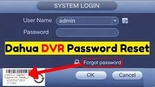 Dahua DVR Password Reset Using Serial Number