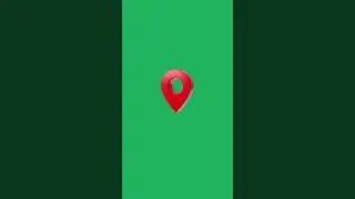 Location icon green screen background