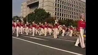 阪急商業学園(現　早稲田摂陵高校）　御堂筋パレード