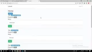 Laravel vuejs miniblog part 5 user profile
