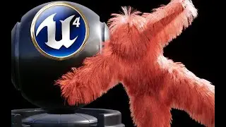 Realtime Hair/Fur - NO CARDS - Unreal Engine 4.24 - AMGI