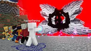 Minecraft God Vs Team Full Fight Scenes.