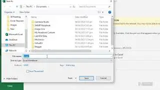How to save a file in a particular folder