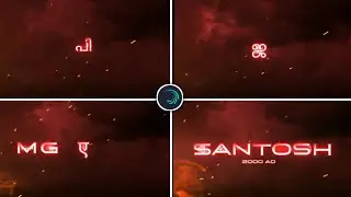 Trending Kalki 2898 ad‌ Name Art Video editing in Alight Motion Instagram trending video editing