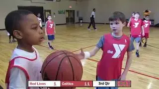 CAY YMCA 9-10yo Basketball - January 6, 2018 - Celtics vs Red Lions